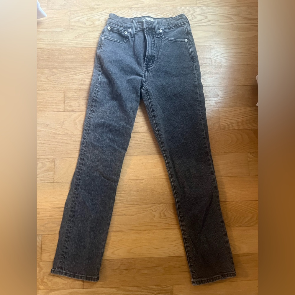 Madewell black Wash Denim
